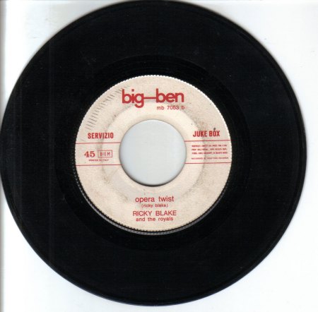ricky blake and the royals - opera twist label-promo.JPG