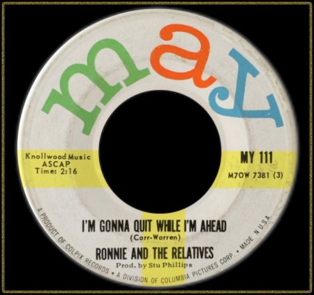RONNIE &amp; THE RELATIVES (THE RONETTES) - I'M GONNA QUIT WHILE I'M AHEAD_IC#002.jpg