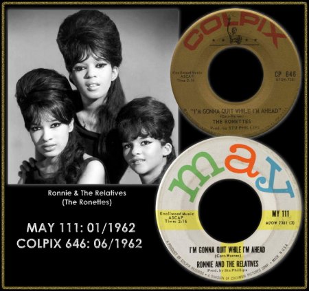 RONNIE &amp; THE RELATIVES (THE RONETTES) - I'M GONNA QUIT WHILE I'M AHEAD_IC#001.jpg