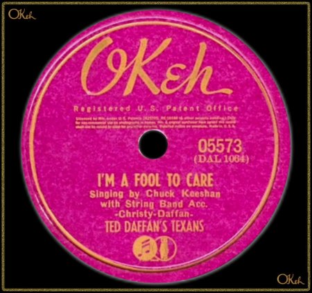 TED DAFFAN'S TEXANS - I'M A FOOL TO CARE_IC#002.jpg