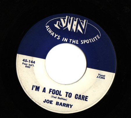 Barry, Joe - I'm a fool to care.jpg