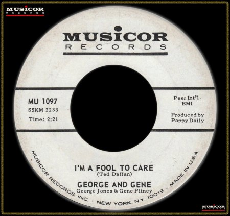 GEORGE &amp; GENE (GEORGE JONES &amp; GENE PITNEY) - I'M A FOOL TO CARE_IC#003.jpg