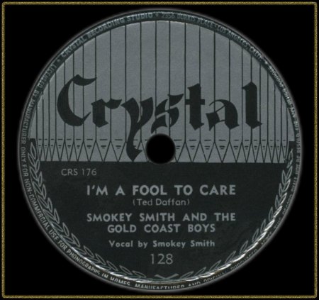 SMOKEY SMITH &amp; THE GOLD COAST BOYS - I'M A FOOL TO CARE_IC#002.jpg