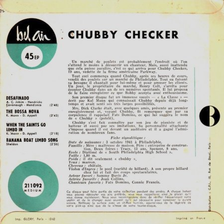 Checker, Chubby - Desafinado - FR EP (2).jpg