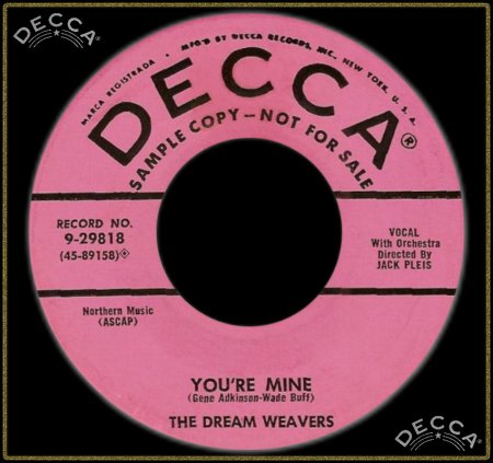 DREAM WEAVERS FEAT. WADE BUFF - YOU'RE MINE_IC#004.jpg