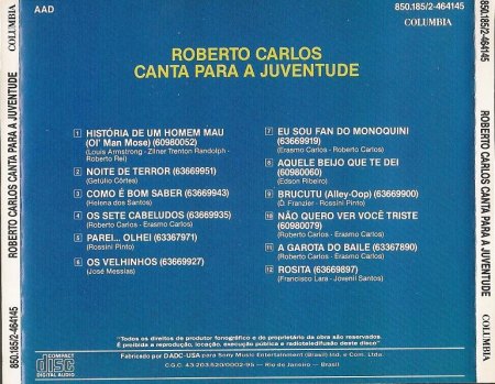 Carlos, Roberto - Canta Para A Juventude .JPG