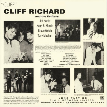 CLIFF RICHARD &amp; THE DRIFTERS (THE SHADOWS) COLUMBIA (UK) LP 33SX-1147_IC#003.jpg