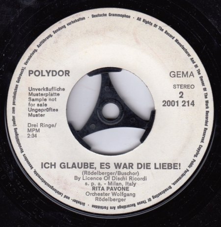 RITE PAVONE - Ich glaube, es war die Liebe! -B-.jpg