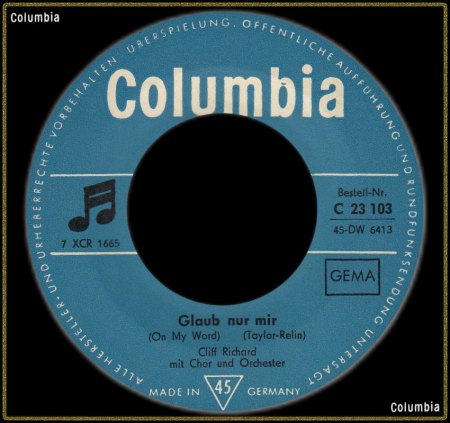 CLIFF RICHARD - GLAUB NUR MIR (ON MY WORD)_IC#002.jpg