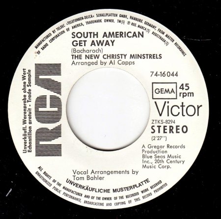 NEW CHRISTY MINSTRELS - South American Get Away -A-.jpg