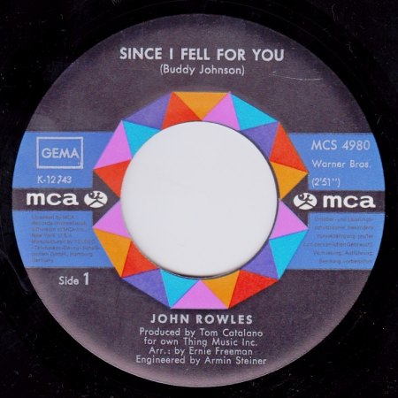 JOHN ROWLES - Since I fell for you -A-.jpg