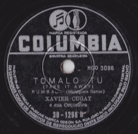Cugat, Xavier - Tomalo tu.jpg