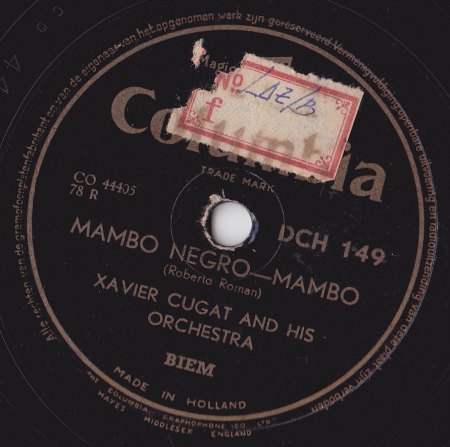 Cugat, Xavier - Mambo negro.jpg