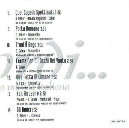 Gaber, Giorgio - Ricordi .jpg