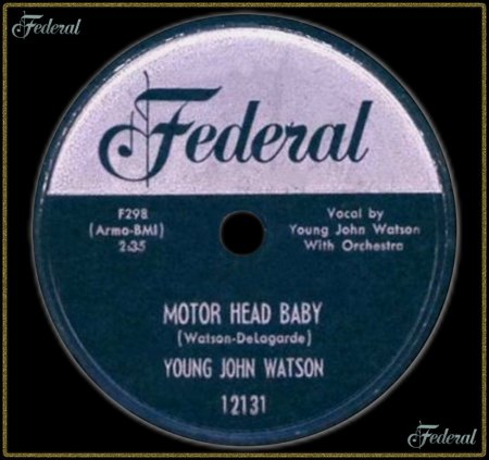 YOUNG JOHN WATSON (JOHNNY GUITAR WATSON) - MOTOR HEAD BABY_IC#002.jpg