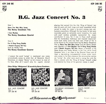 BENNY GOODMAN-EP - B.G. Jazz Concert No. 3 - CV RS -.jpg