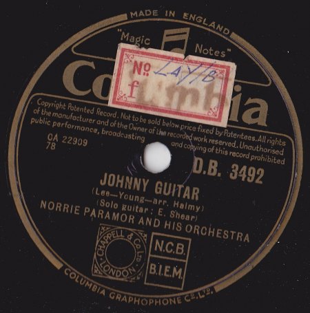 Paramor, Norrie &amp; his Orchestra - johnny guitar.jpg