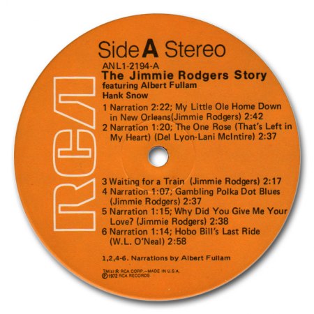 Snow, Hank - Jimmie Rodgers Story (4).JPG