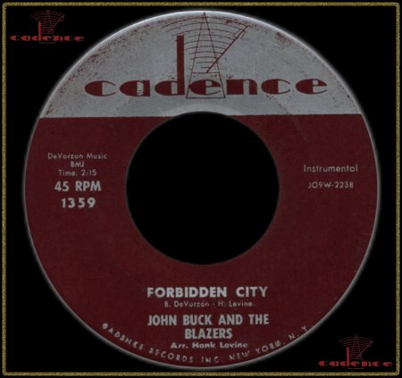 JOHN BUCK &amp; THE BLAZERS - FORBIDDEN CITY_IC#002.jpg