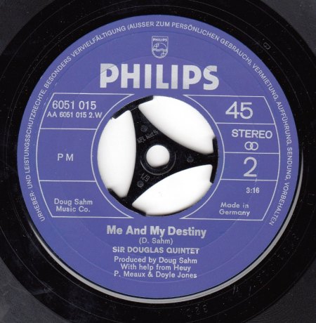 SIR DOUGLAS QUINTET - Me and my destiny -B-.jpg