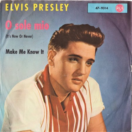 Elvis I´ts Now Or Never Weissmuster