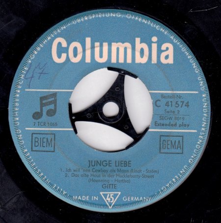 GITTE &amp; REX GILDO-EP - Junge Liebe -B-.jpg