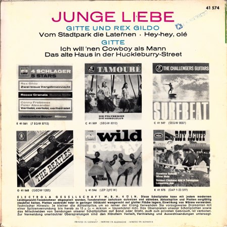 GITTE &amp; REX GILDO-EP - Junge Liebe - CV RS -.jpg