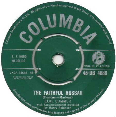 Sommer,Elke34The Faithful Husar Columbia DB 4688.jpg