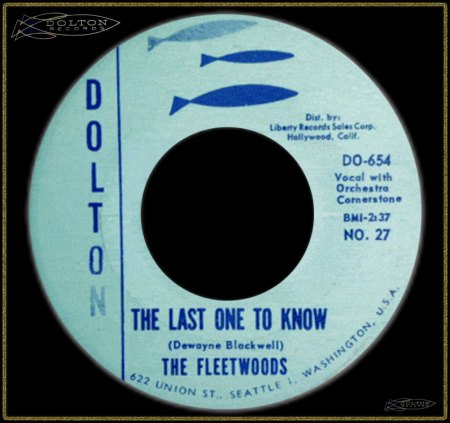FLEETWOODS - THE LAST ONE TO KNOW_IC#003.jpg
