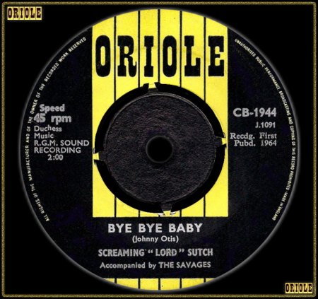 SREAMING LORD SUTCH &amp; THE SAVAGES - BYE BYE BABY_IC#002.jpg