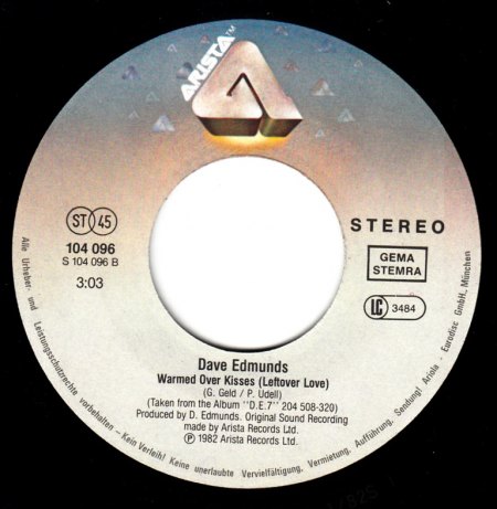 DAVE EDMUNDS - Warmed over kisses -B-.jpg