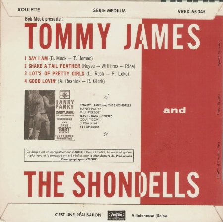 James, Tommy &amp; the Shondells - Say I am_D.jpg
