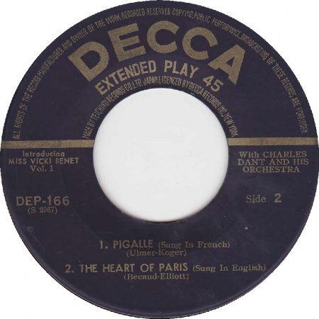 Benet,Vicki08Decca DEP 166 Pigalle.jpg