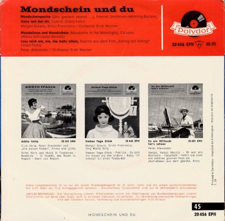 POLYDOR-EP 20 456 EPH - Mondschein und Du - CV RS -.jpg