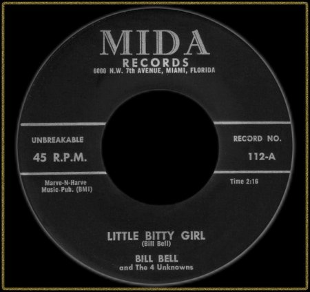 BILL BELL &amp; THE 4 UNKNOWNS - LITTLE BITTY GIRL_IC#002.jpg
