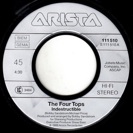THE FOUR TOPS - Indestructible -A-.jpg