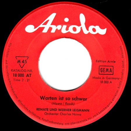RENATE &amp; WERNER LEISMANN - Warten ist so schwer -A-.jpg