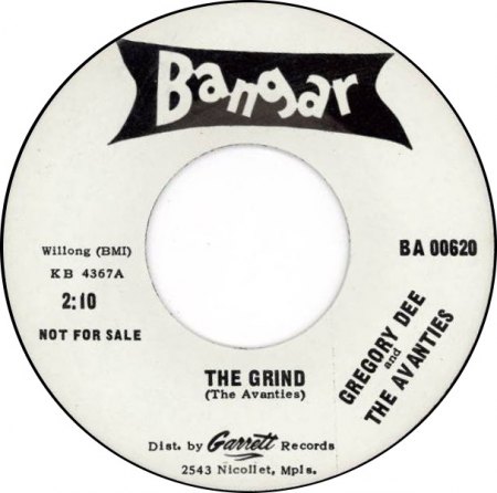 Dee, Gregory &amp; the Avanties - The Grind (1).jpg
