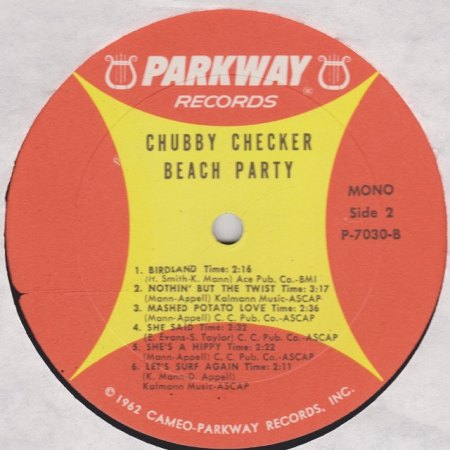 k-Chubby Checker - Beach Party  label 2 001.jpg