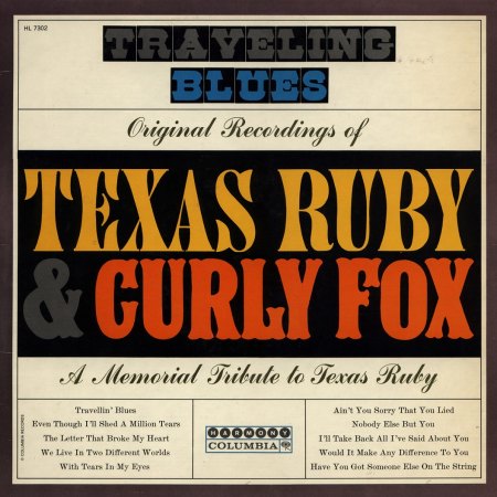 Texas Ruby &amp; Curly Fox - Original Recordings .JPG