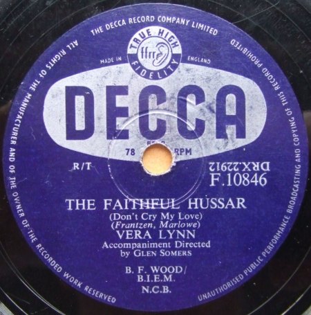 Vera Lynn_The Faithful Hussar_Decca-10846.jpg