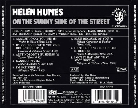 Helen Humes 1974 - On the Sunny Side of The Street -Tras.jpg