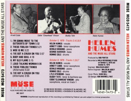 Helen Humes - Helen Humes and the Muse All Stars -Tras.jpg