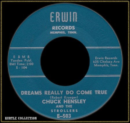 CHUCK HENSLEY &amp; THE STROLLERS - DREAMS REALLY DO COME TRUE_IC#002.jpg