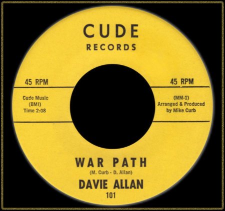 DAVIE ALLAN (DAVIE ALLAN &amp; THE ARROWS) - WAR PATH_IC#002.jpg
