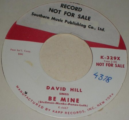 Hill, David - Be mine.jpg