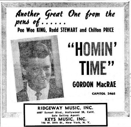 Homin' Time Ad 1953.jpg