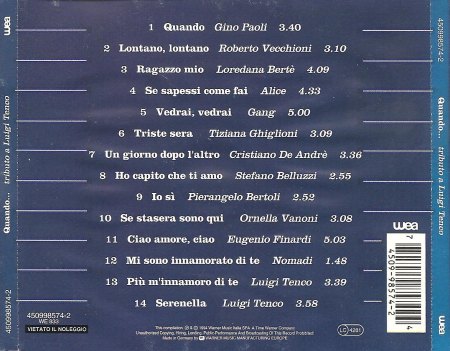 Tenco, Luigi - Tributo a Luigi Tenco-.JPG