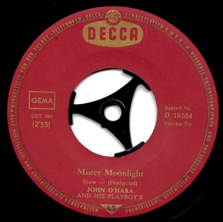 JOHN O'HARA &amp; THE PLAYBOYS - Mister Moonlight -B-.jpg