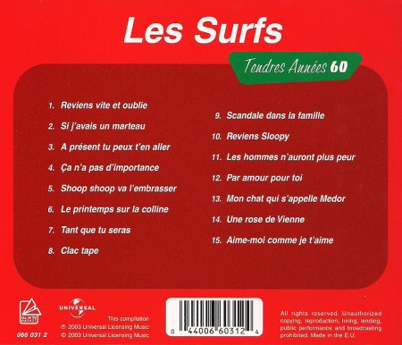les surfs - tendres annees - Back 2.jpg
